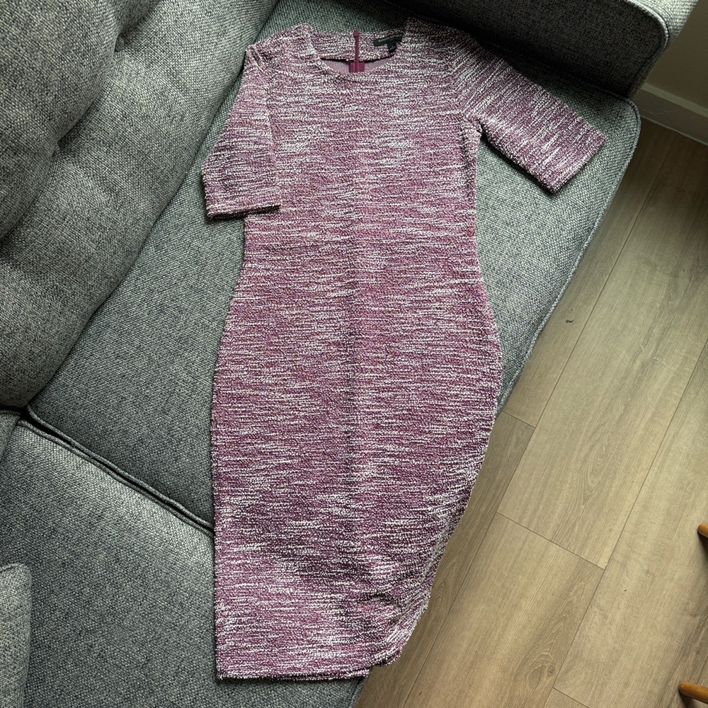 Banana Republic Midi maroon Knit Dress